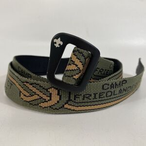 Mens Bison Nylon Strap Belt Large Project Cope Friedlander Knot Graphics 39”